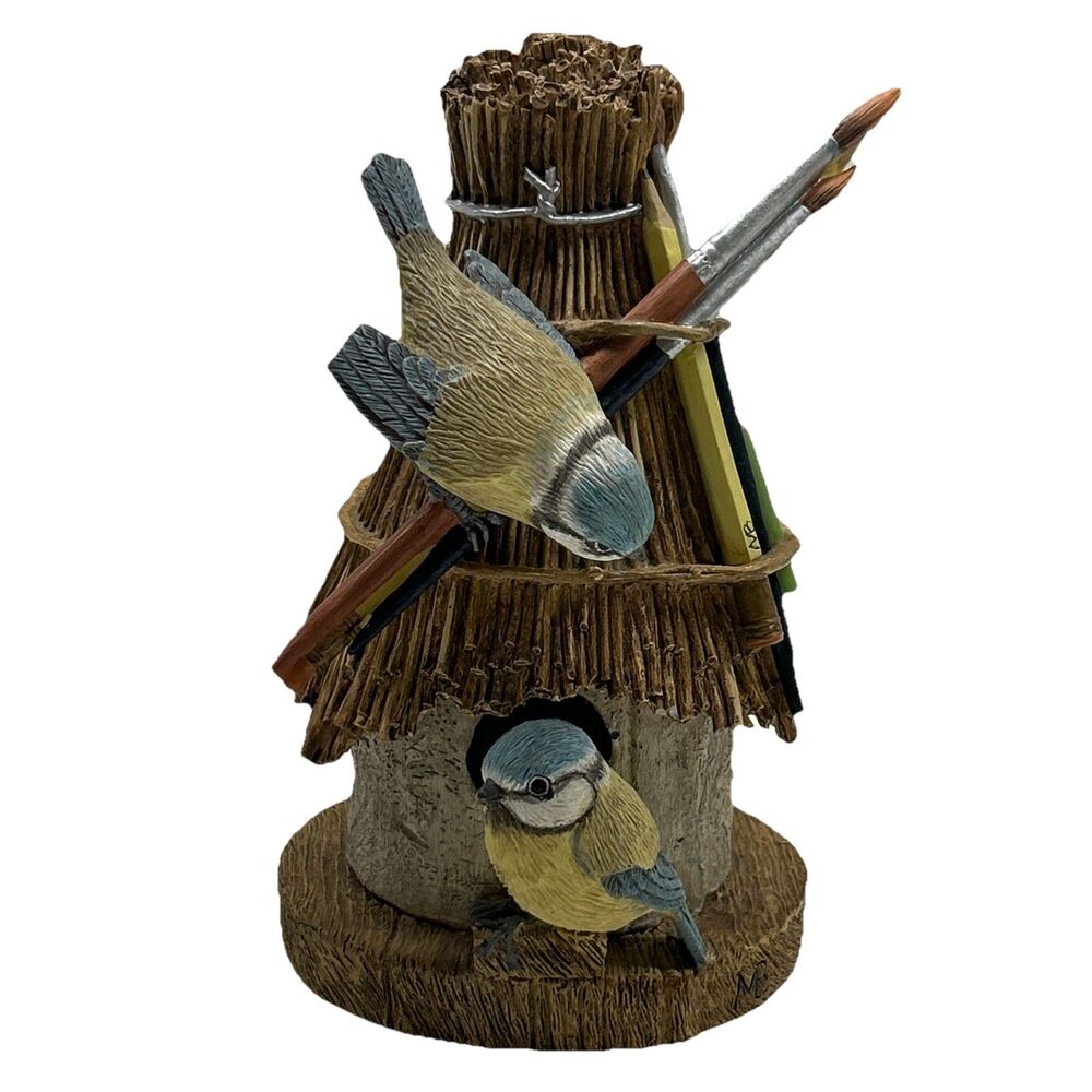Hallmark Marjolein Bastin Natures Sketchbook Birdhouse‎ Music Box Trinket Box 7"